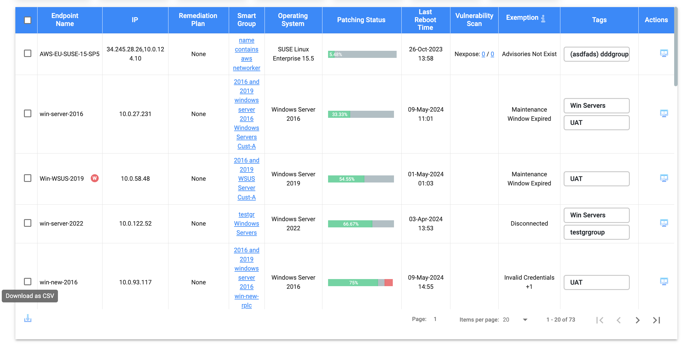 Report: Endpoints with Missing Patches / Missing Security Patches ...